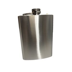 Balabala 8 oz Stainless Steel Hip Flask Screw Cap Portable Camping Funnel Travel